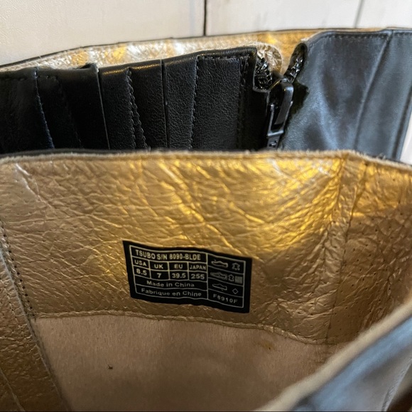 Tsubo Kampot Trend Black Leather Boot - Picture 5 of 7